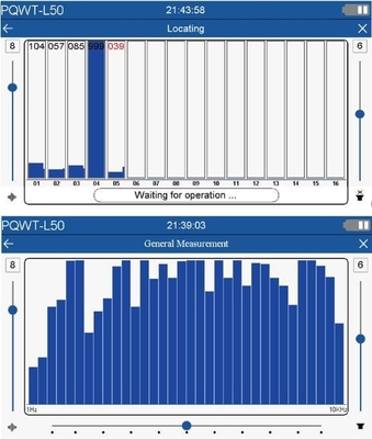 Pqwt-L7000 wykrywacz przecieków rur w pomieszczeniach zewnętrznych i wewnętrznych Głębokość 5 metrów