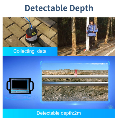 Ultradźwiękowy detektor dźwięku wycieku wody 2M PQWT CL200 4000mAh