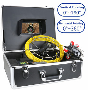 System kamer ściennych Ridgid Pipe Inspekcja obrotu 7 cali 83 mm * 125 m